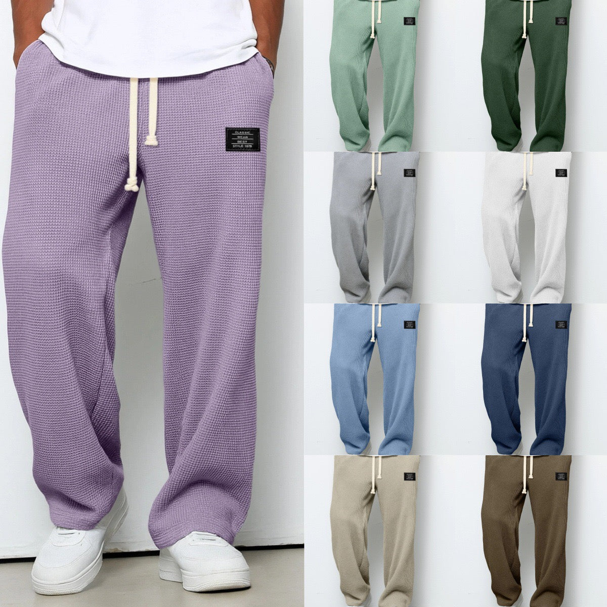 Orion | Wide-leg pants with an adjustable waistband