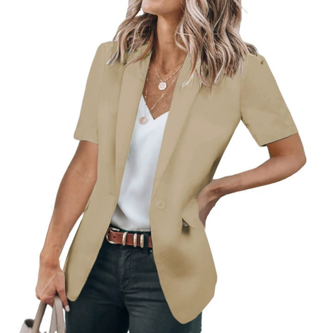 Cordelia Short-Sleeve Blazer