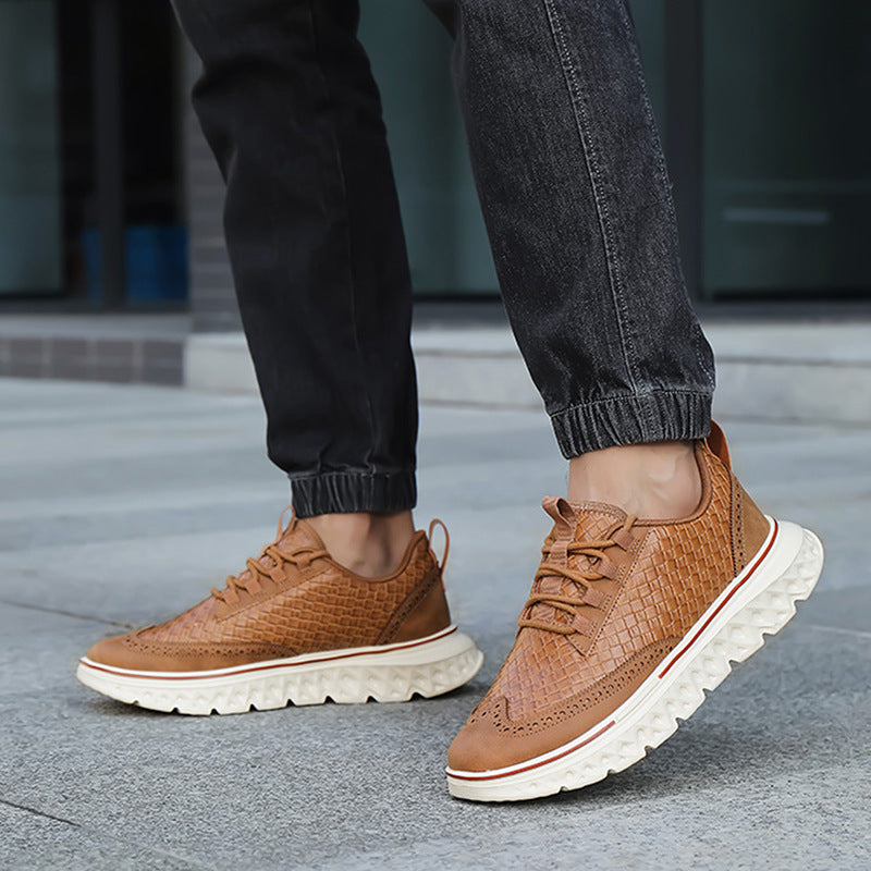 Bramwell Leather Trainer