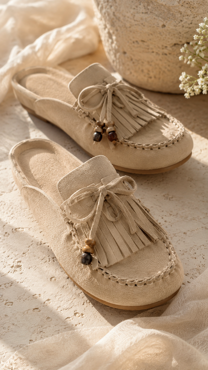 Colette Leather Mules