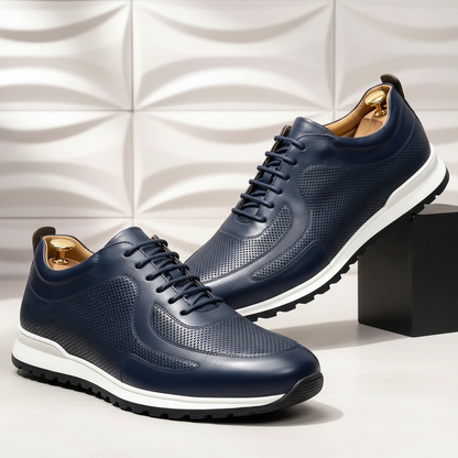 Lussu Cowhide Leather Sneakers