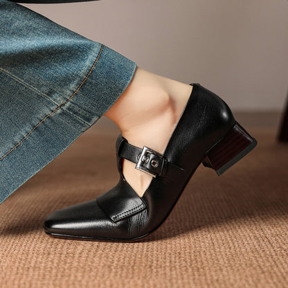 Sasha Leather Heels