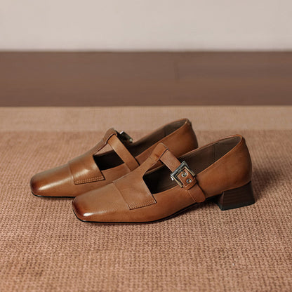 Sasha Leather Heels
