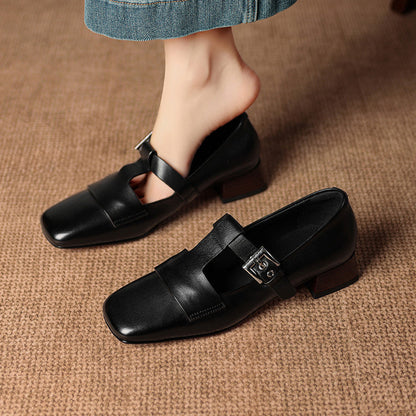 Sasha Leather Heels