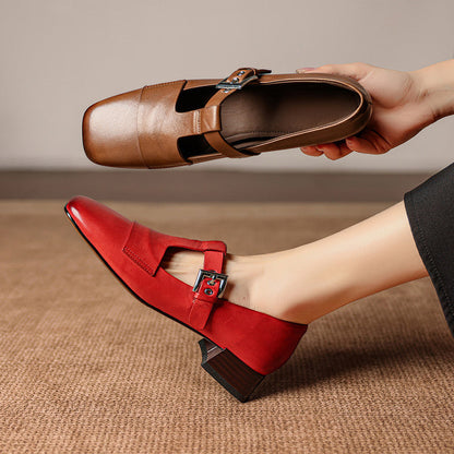 Sasha Leather Heels