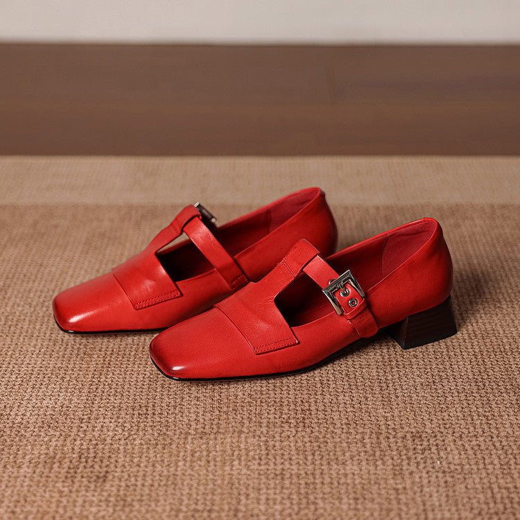Sasha Leather Heels