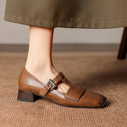 Sasha Leather Heels