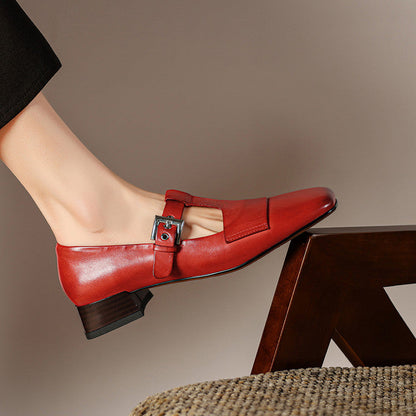 Sasha Leather Heels