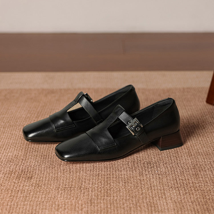 Sasha Leather Heels