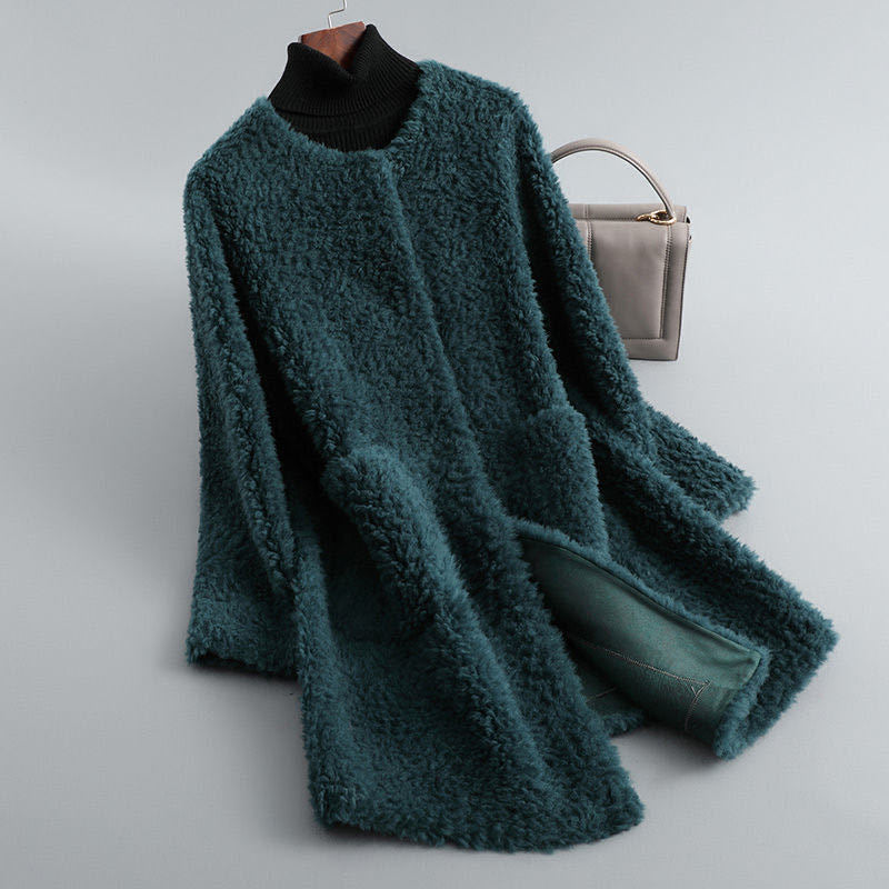 Amalia Sherpa Fleece Coat