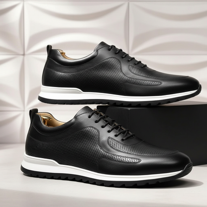 Lussu Cowhide Leather Sneakers
