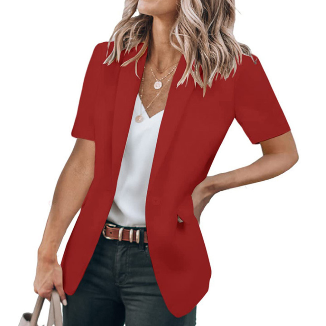 Cordelia Short-Sleeve Blazer