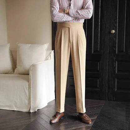 Flynn Plaid Tailored Trousers