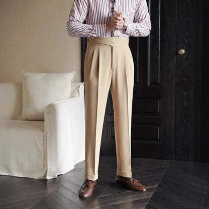 Flynn Plaid Tailored Trousers