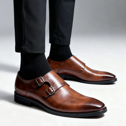 Fletcher Monk-Strap Loafers