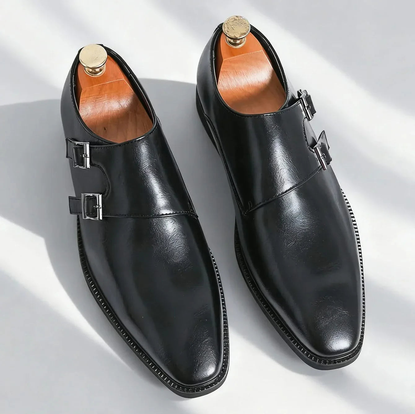 Fletcher Monk-Strap Loafers