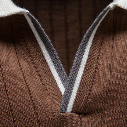 Harrington Knit Polo Shirt