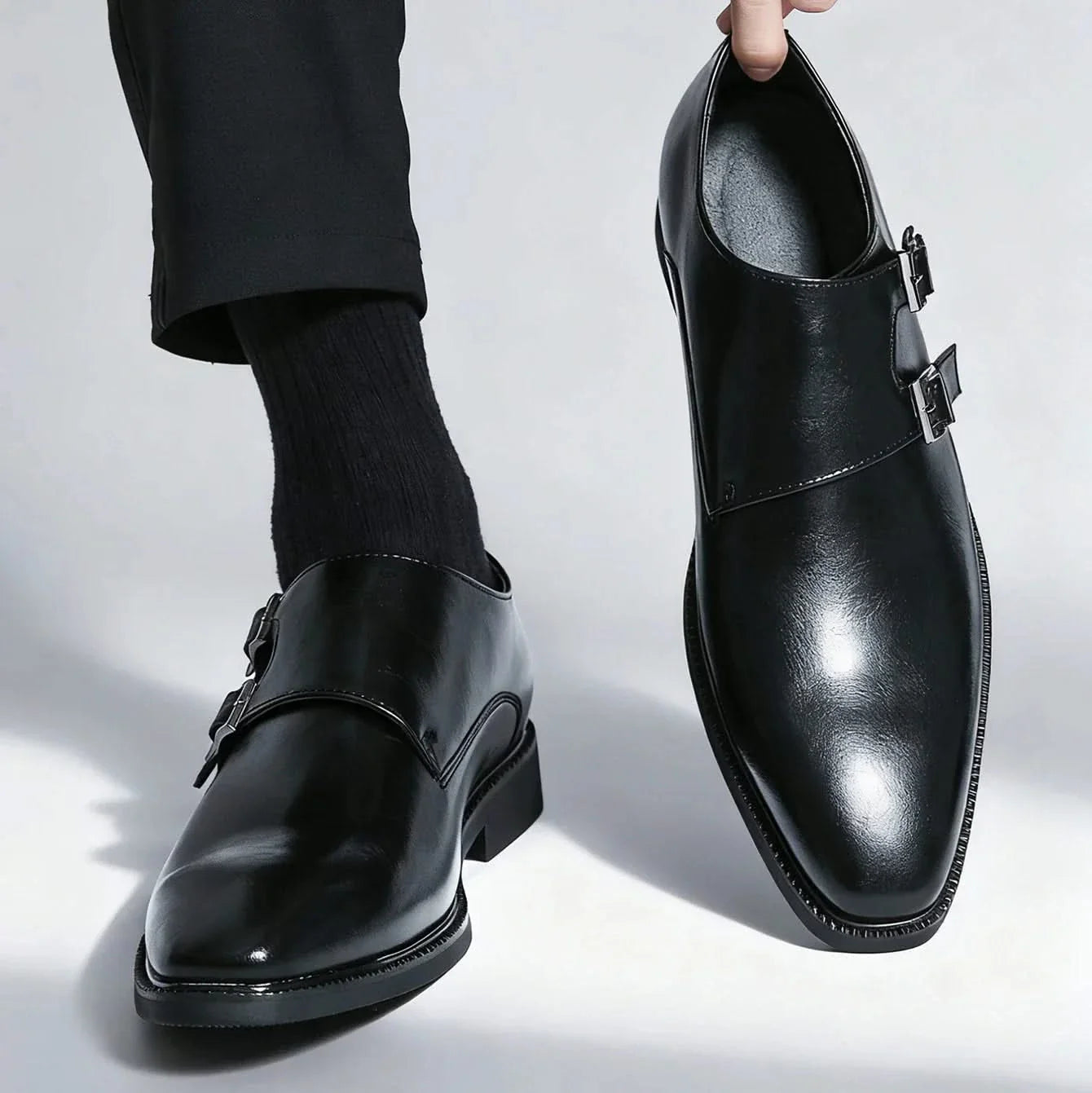 Fletcher Monk-Strap Loafers
