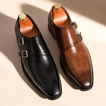 Fletcher Monk-Strap Loafers
