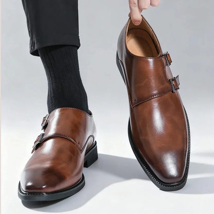 Fletcher Monk-Strap Loafers