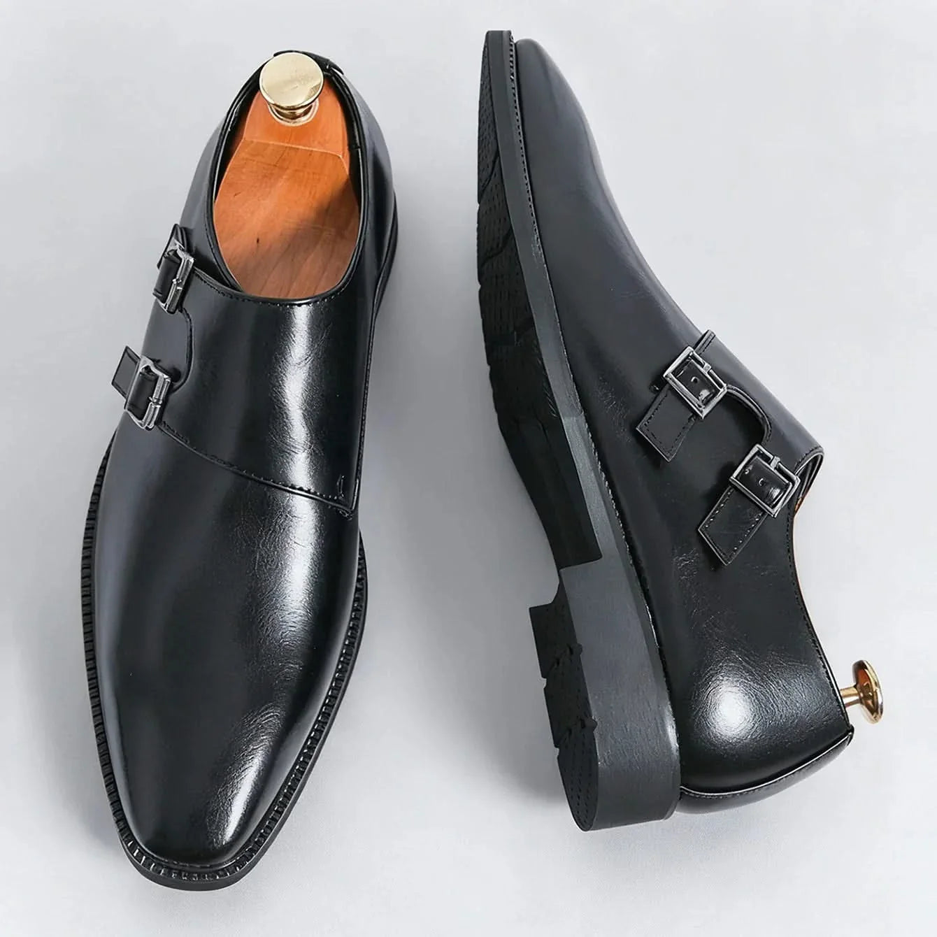 Fletcher Monk-Strap Loafers