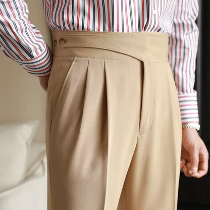 Flynn Plaid Tailored Trousers
