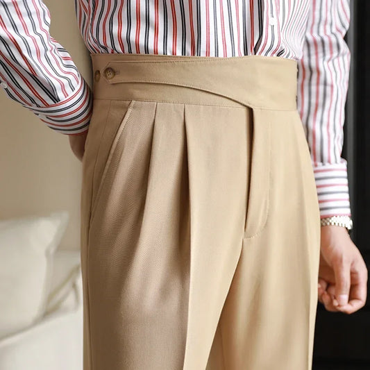 Flynn Plaid Tailored Trousers