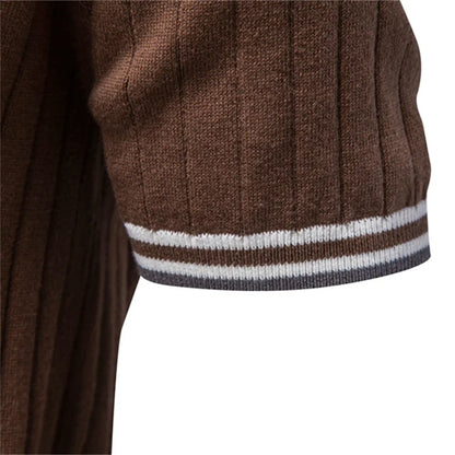 Harrington Knit Polo Shirt