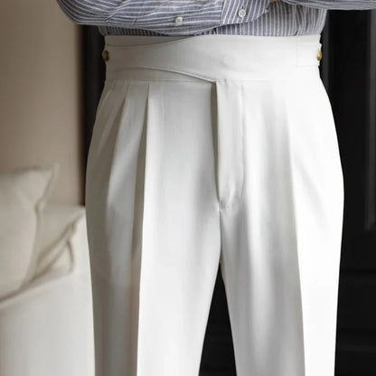 Flynn Plaid Tailored Trousers