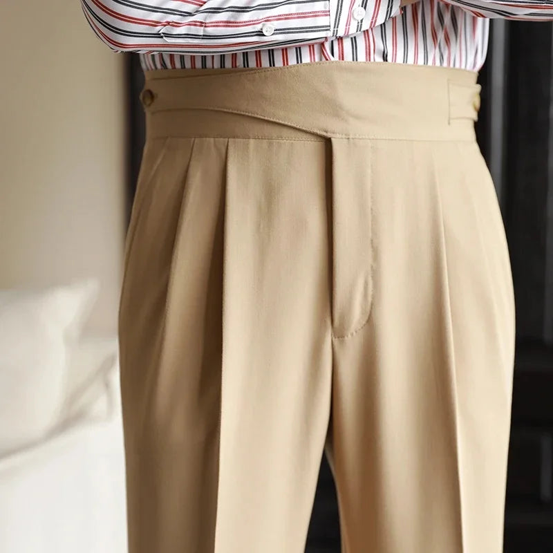 Flynn Plaid Tailored Trousers