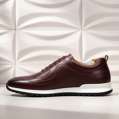 Lussu Cowhide Leather Sneakers
