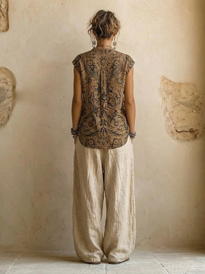 Aldgate Linen Three-Piece Set