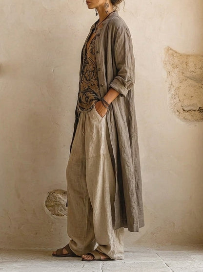 Aldgate Linen Three-Piece Set
