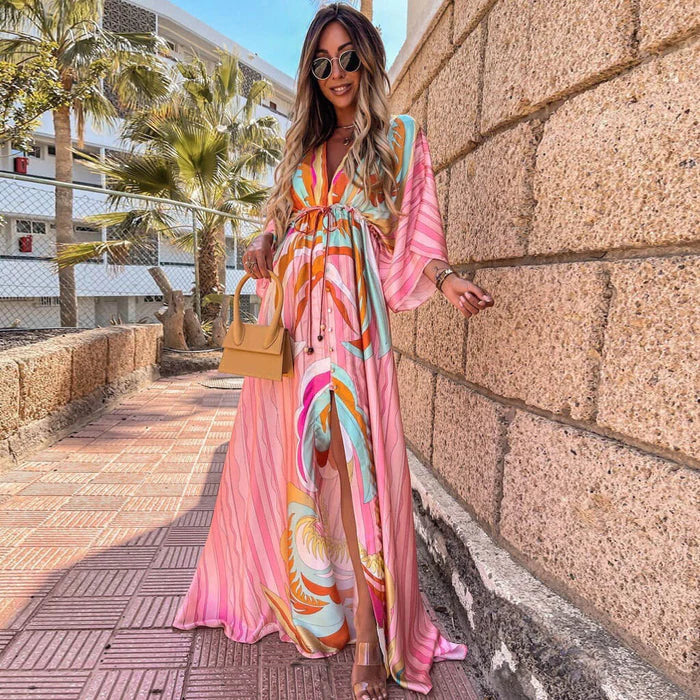 Bianca Holiday Kaftan Dress
