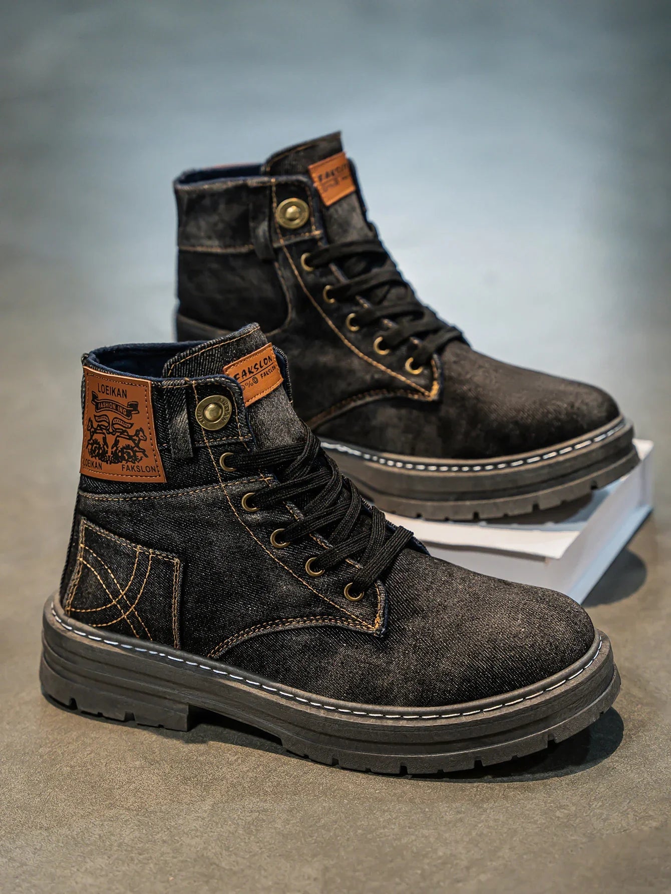 Beckett Denim Boots