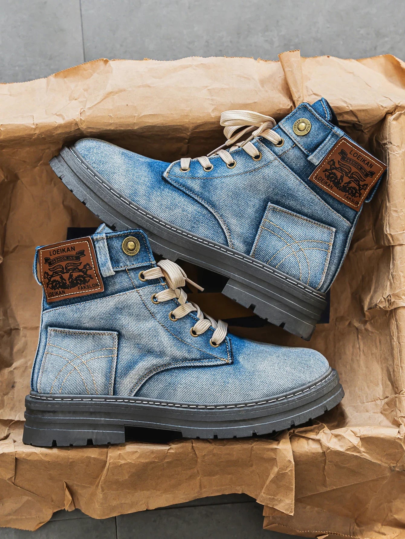 Beckett Denim Boots