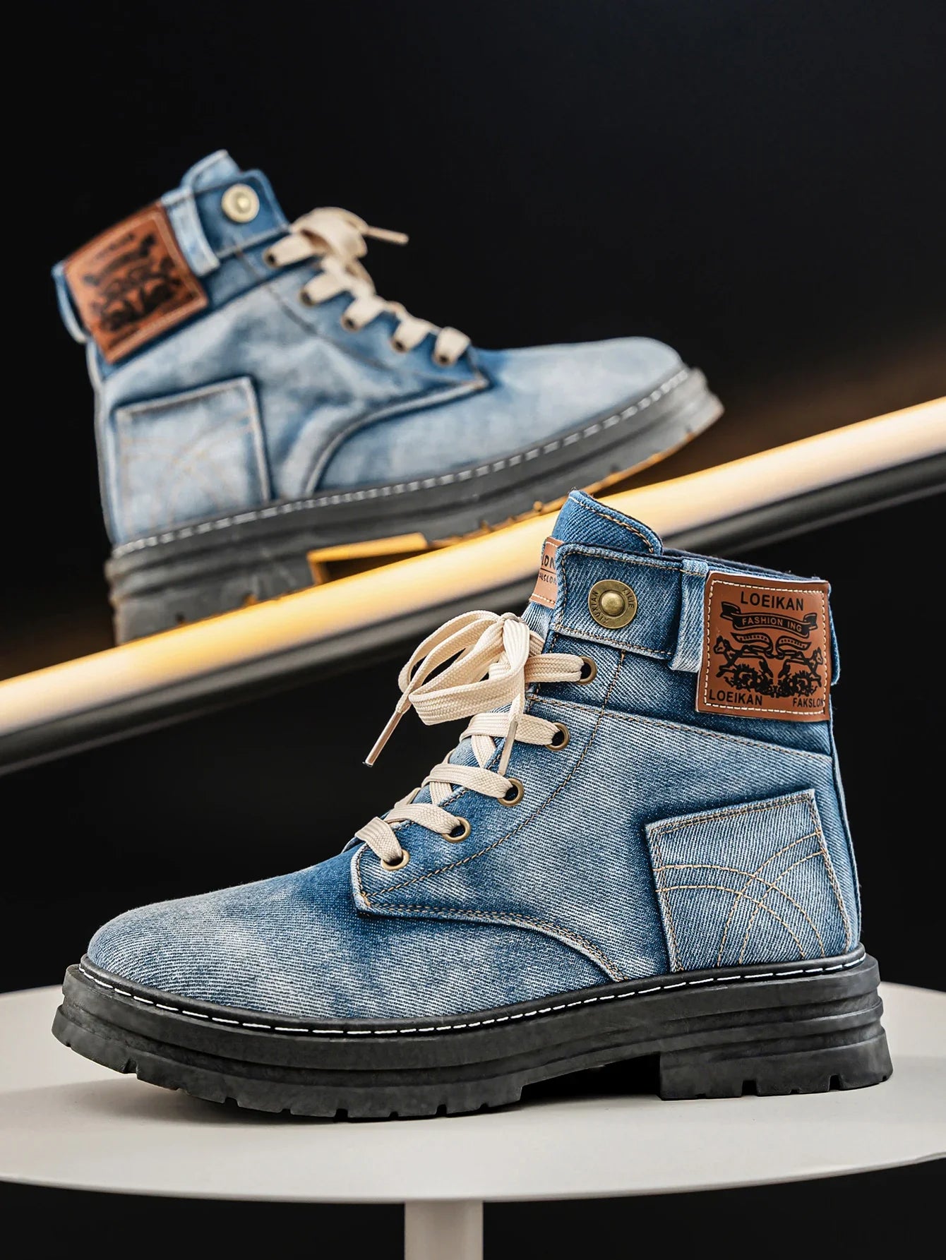 Beckett Denim Boots