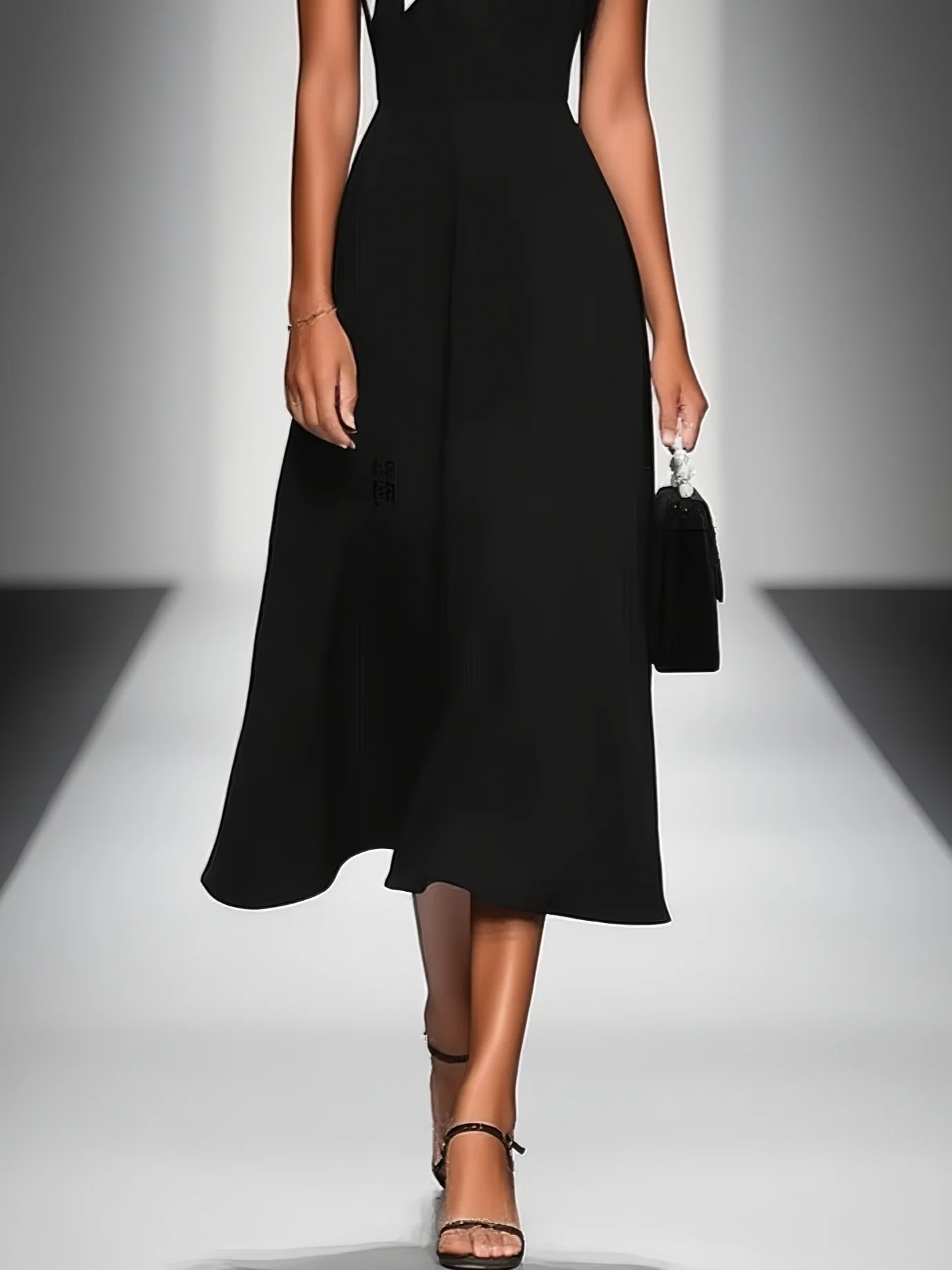 Maeve Colourblock Midi Dress