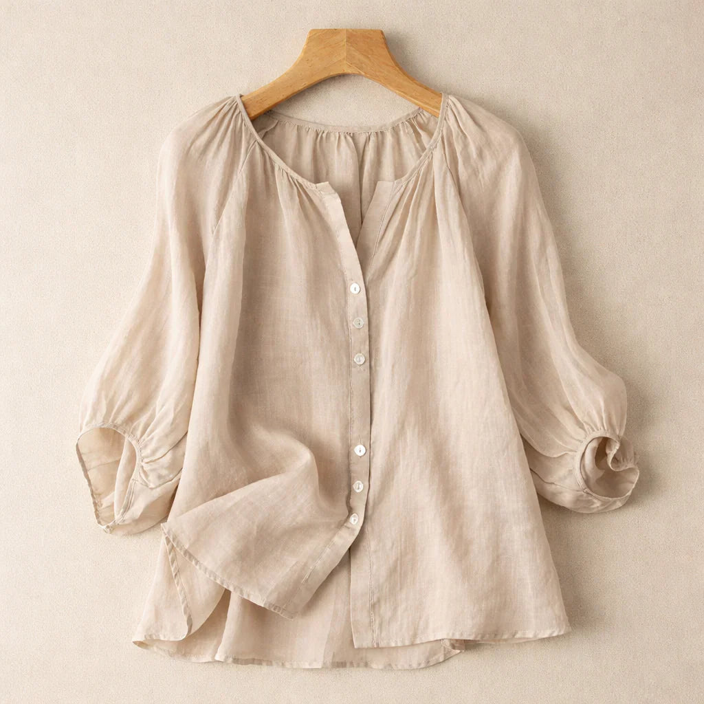 Amara Linen Blouse