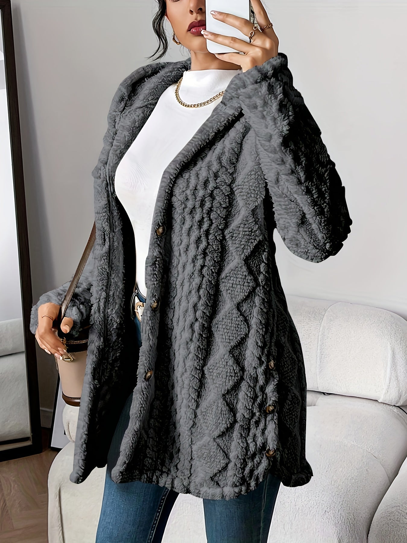Faye Hooded Cardigan
