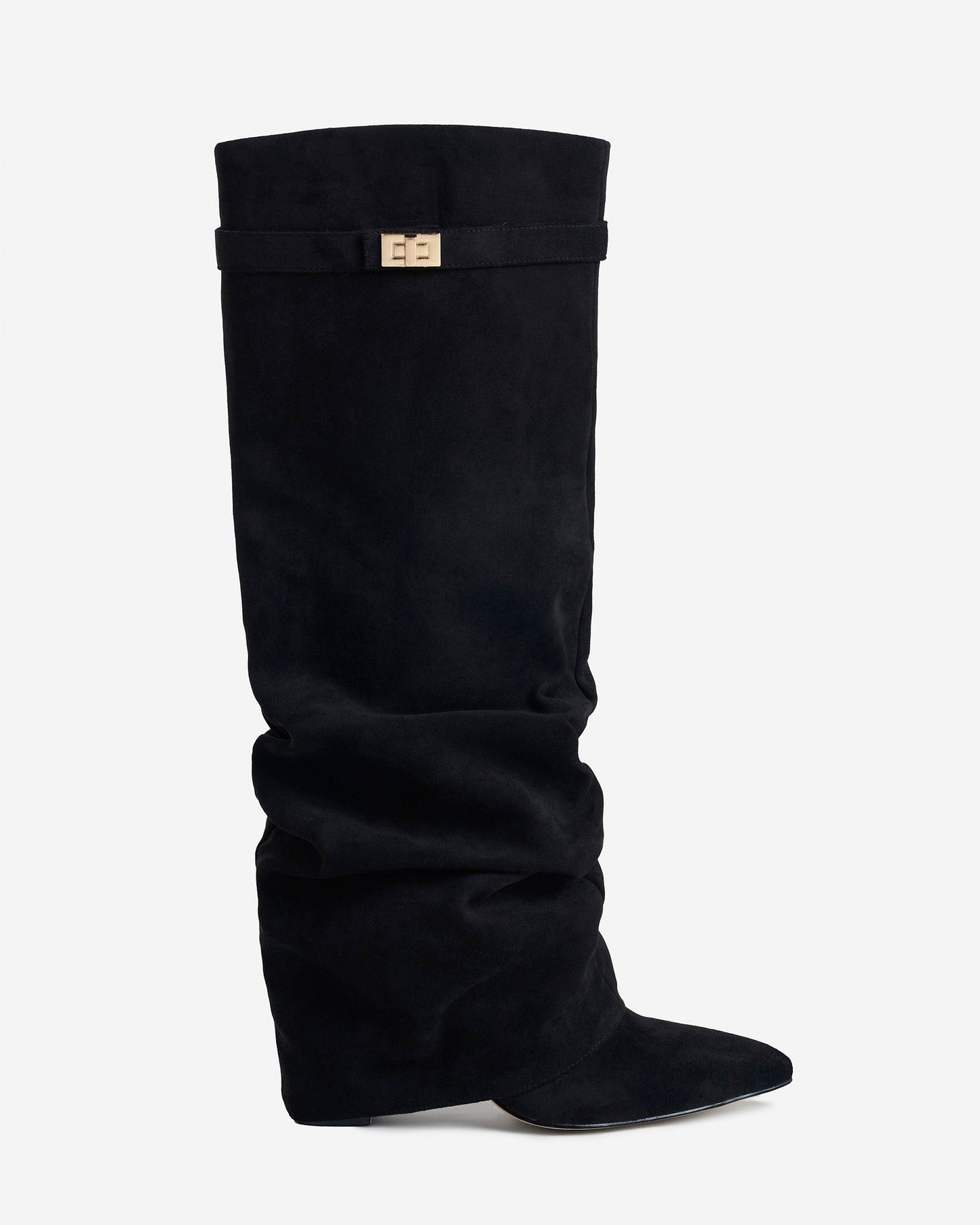 Georgiana Suede Knee-High Boots