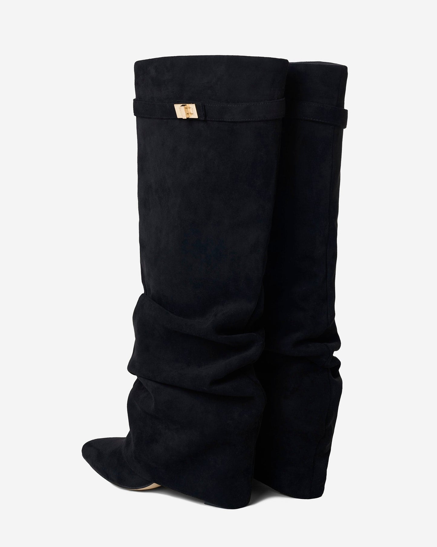 Georgiana Suede Knee-High Boots