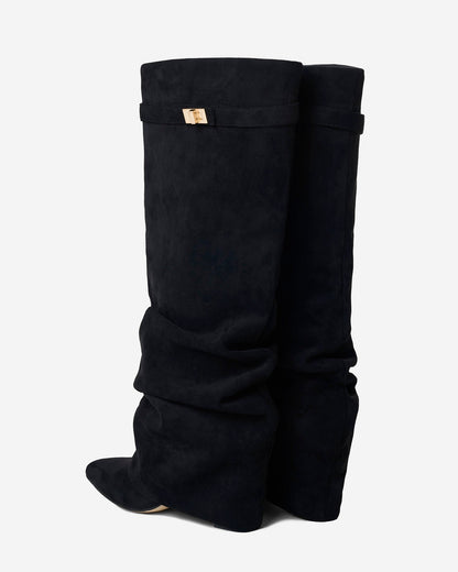 Georgiana Suede Knee-High Boots