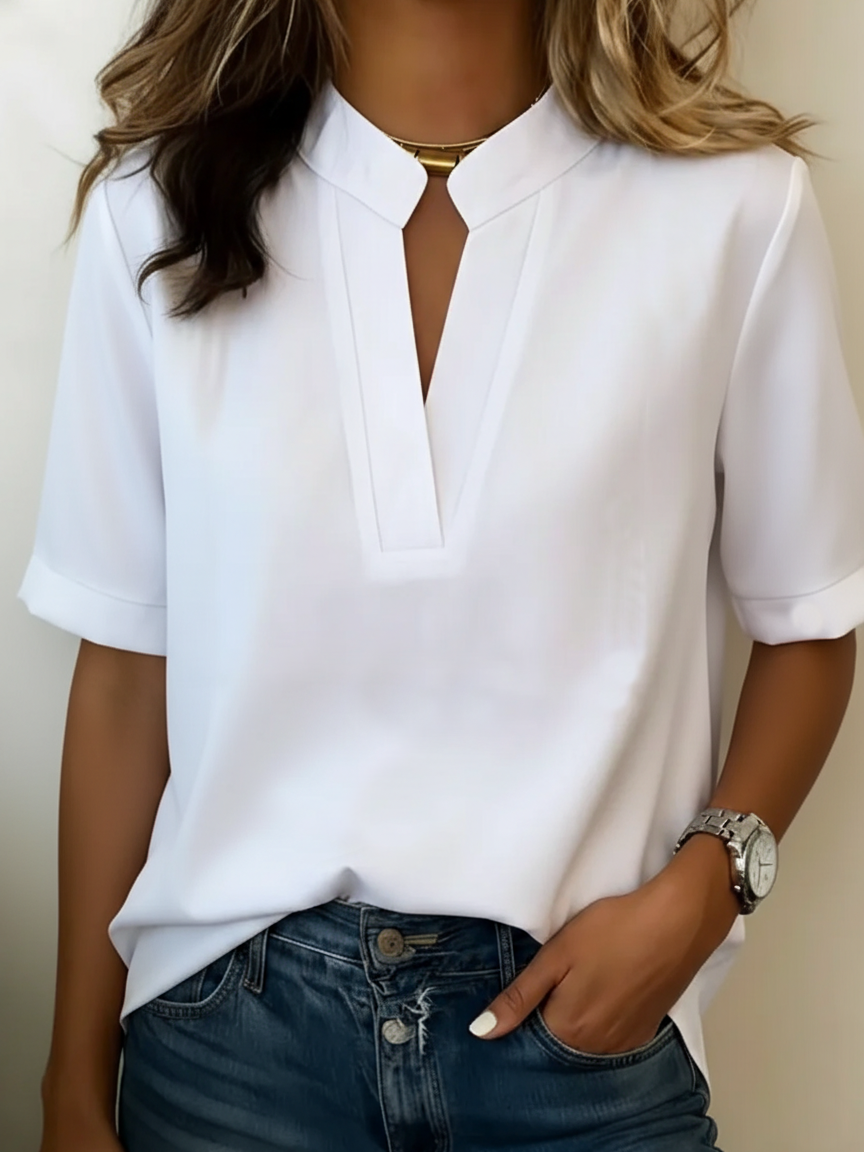 Estelle V-Neck Blouse