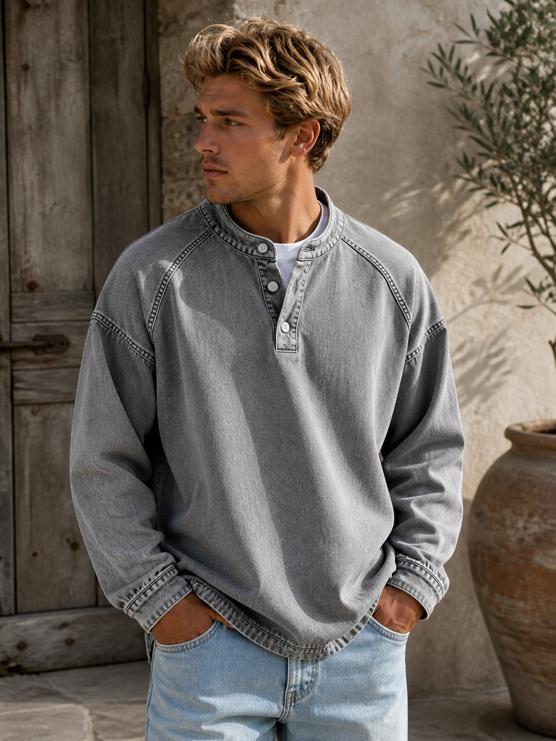 Stanley | Vintage Henley Shirt