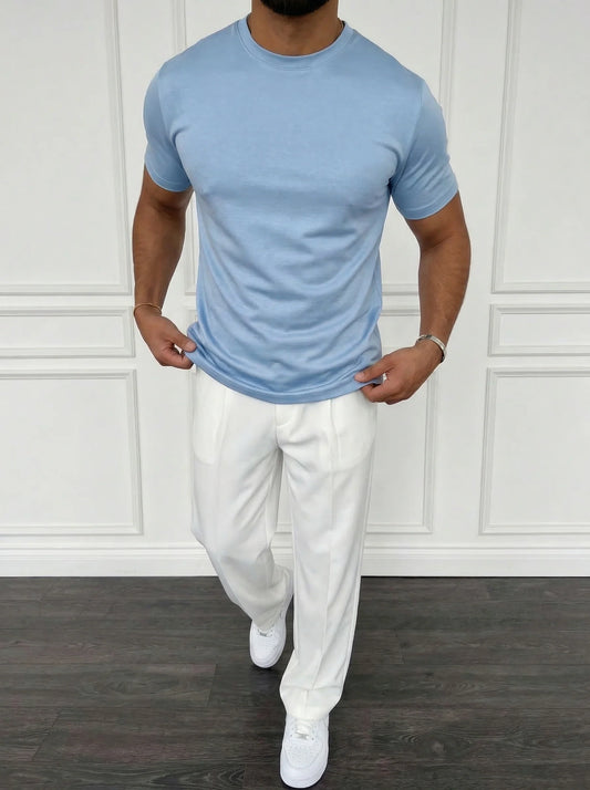 The Essential Tee Sky Blue