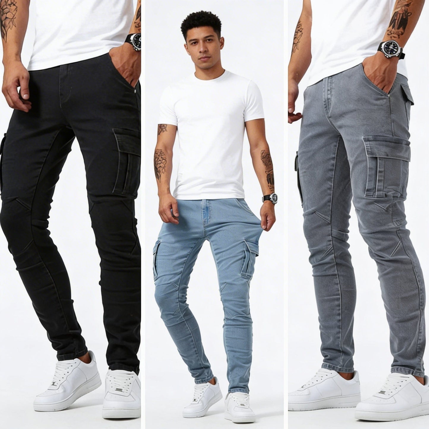 Marvin Cargo Denim Jeans