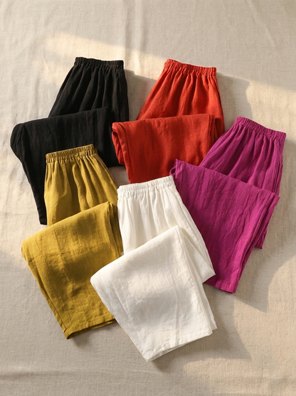 Willa Cotton-Linen Trousers
