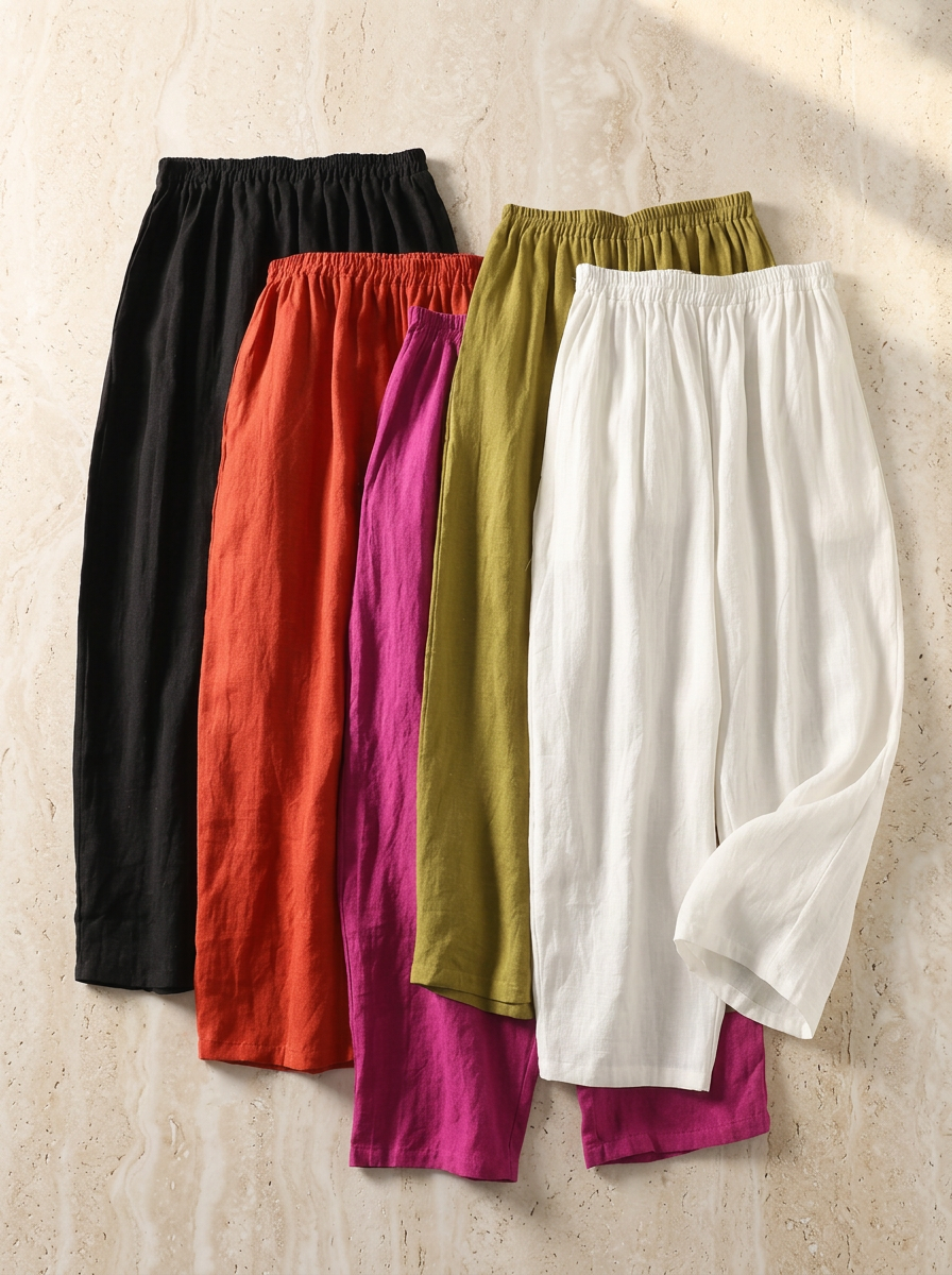 Willa Cotton-Linen Trousers
