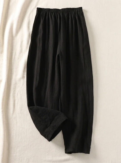 Willa Cotton-Linen Trousers